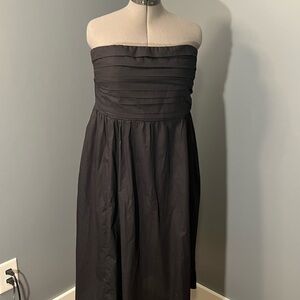 Abercrombie & Fitch Black Strapless A-line Cocktail Dress